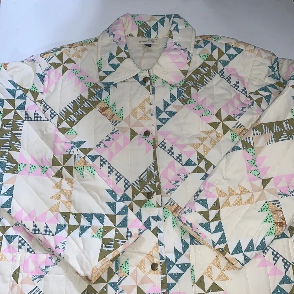 Universal Thread Multicolor Quilted Jacket - Picture 3 of 13